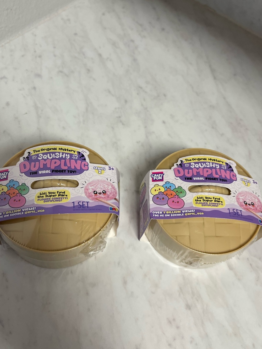 Target RMS Squishy Flower Confetti Dumpling Set of 2